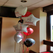 Ecclesfield School Prom alterantive balloon display