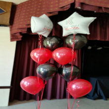 Ecclesfield School Prom balloon display